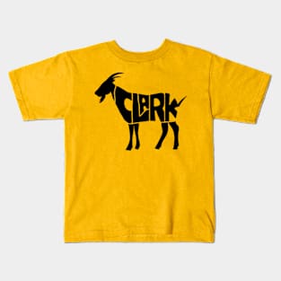 Caitlin Clark: GOAT of Court Kids T-Shirt